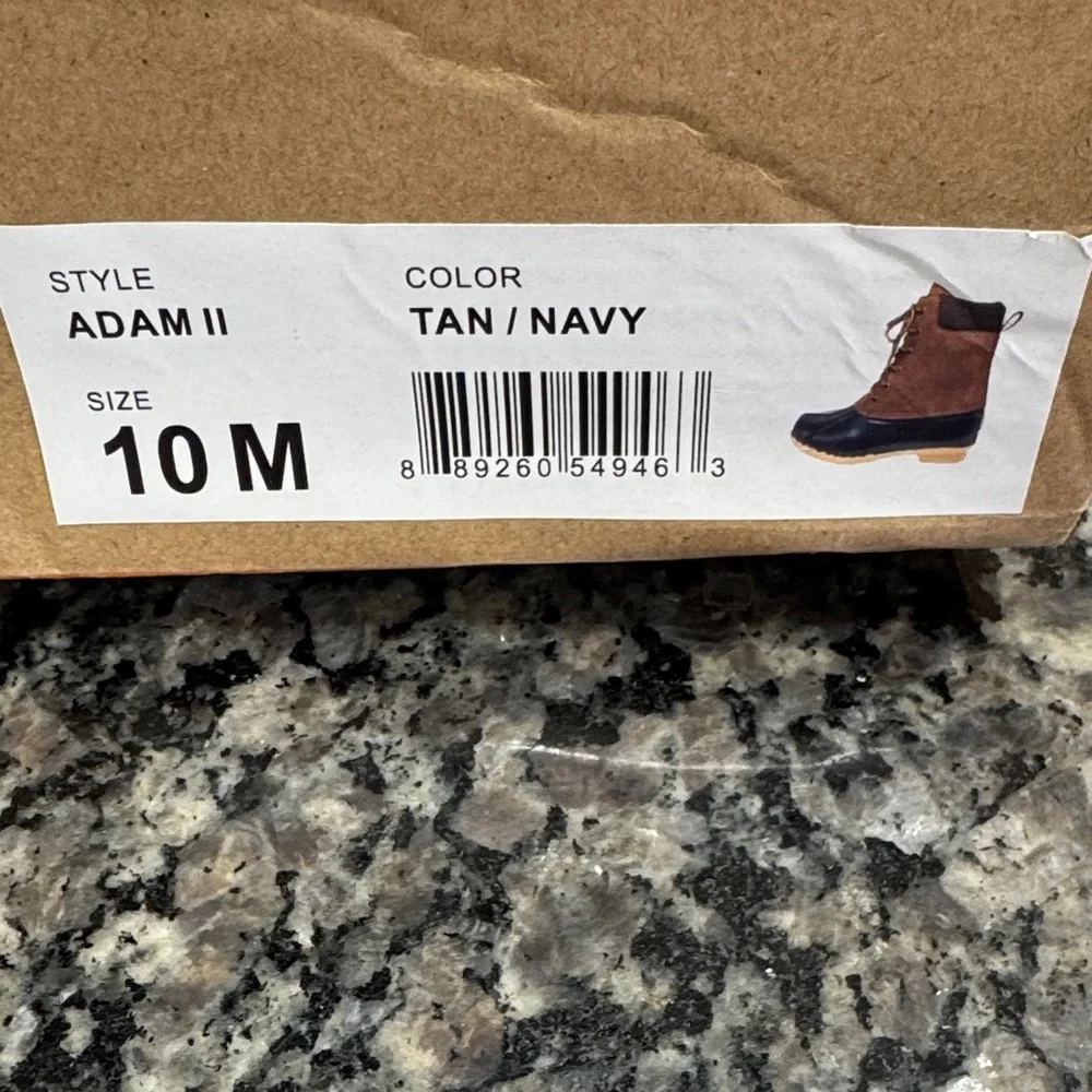 Weatherproof Vintage Brown and Navy Boots NEW 10